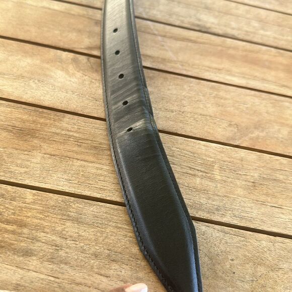 Allen Edmonds Wide Basic Dress Leather Belt Black (39501) 44 - Picture 6 of 8